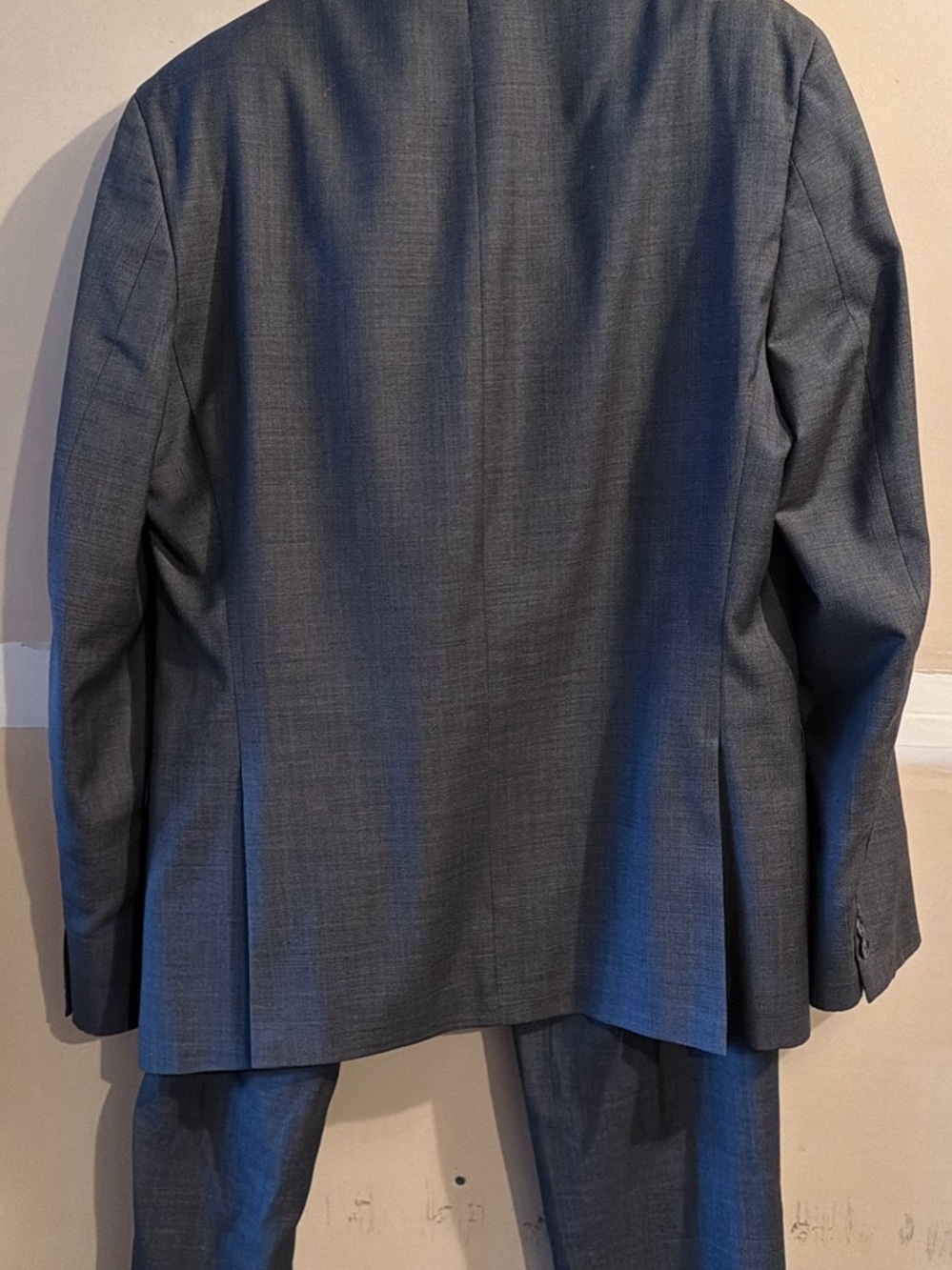 Calvin Klein Men's Gray Two-Piece Suit